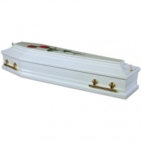 Гроб полированный № 10 белый